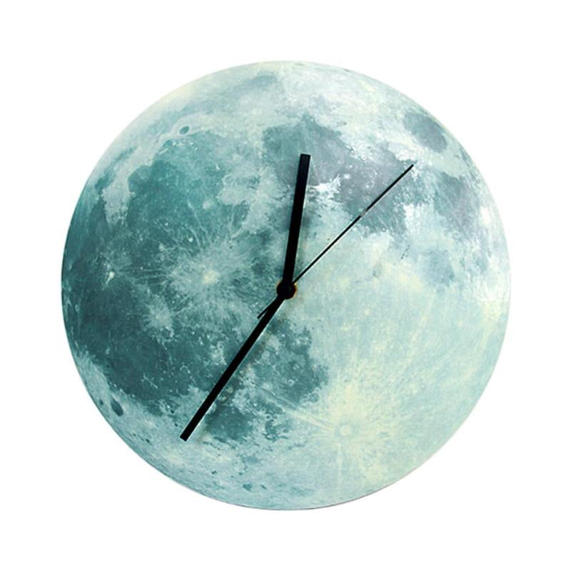 LunaGlow - Illuminating Moon Wall Clock