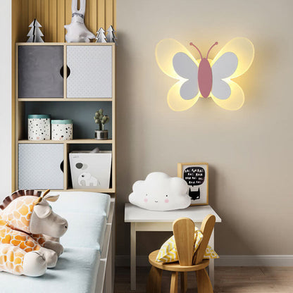 LuminoArt - Creative Butterfly LED Wall Lamp with 1 Light of Acrylic