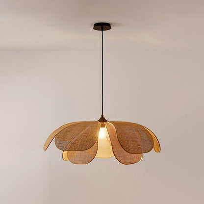 NaturelChic - Hanging Lamp in Reed for the Bedroom