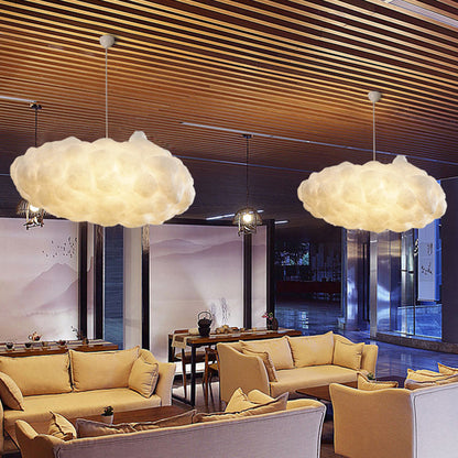 Minori Design Cloud LED Pendant Lamp PVC/Cotton White