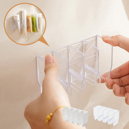 Wall-Mounted Skincare Organizer Shelf for Cleansers