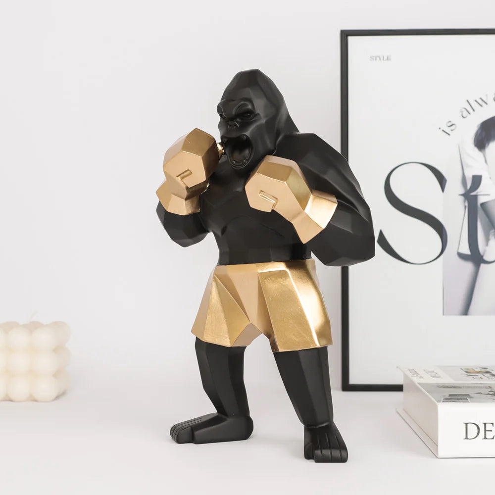 Geometric Gorilla Boxer