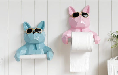 Geometric Animal Toilet Paper Holder