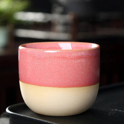 Paint Drip Ceramic Tea Cup