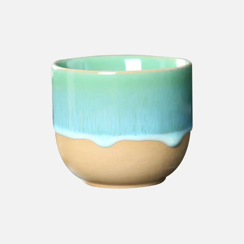 Paint Drip Ceramic Tea Cup