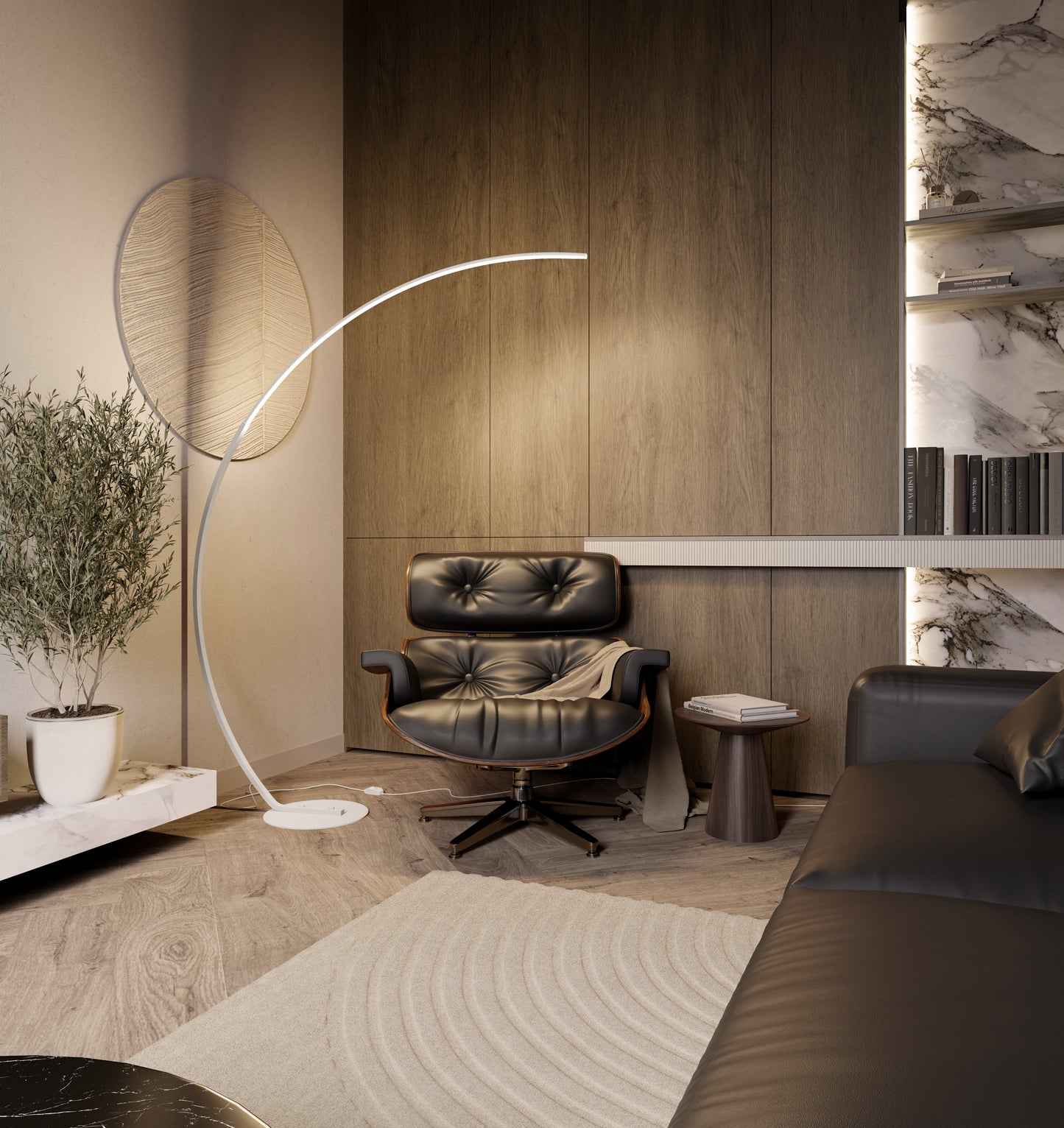 LumiFloor - LED Floor Lamp with Foot Switch