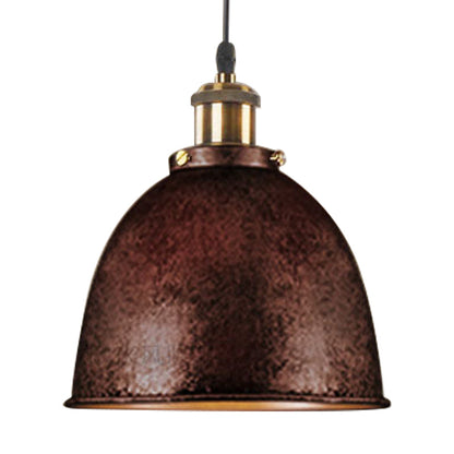 DomeLight - Wrought Iron Hanging Lamp with Atmospheric Appearance