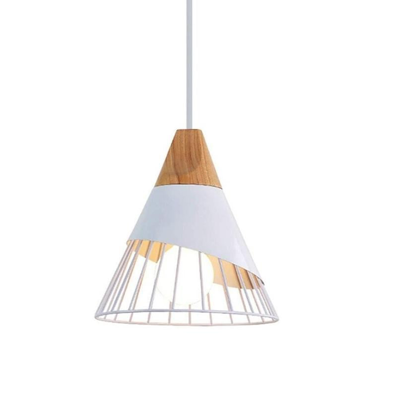 Nordic Industrial Wood Pendant Lights