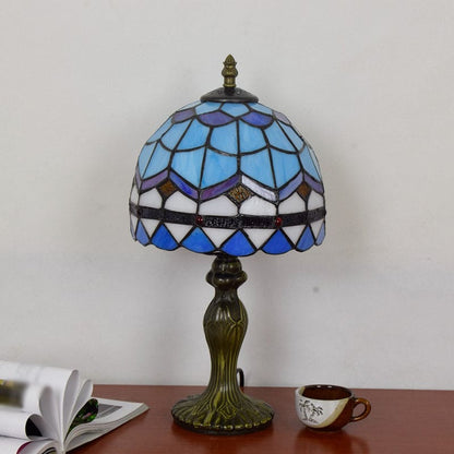 LuxGlow - Elegant Mediterranean Glass Table Lamp