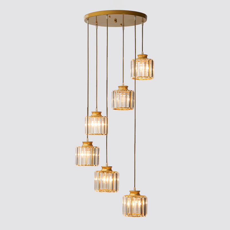 Aluminum Drum Hanging Lamp - Modern and Elegant