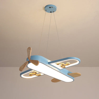 FlyLight – LED Hanging Lamp Airplane for Children's Room