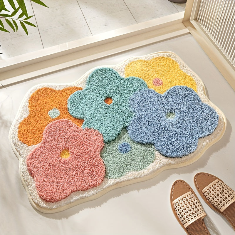 Bath mat - FlorSoft - Extra Absorbent - Floral motif