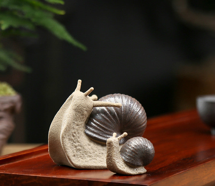 Ceramic Snail Ornament