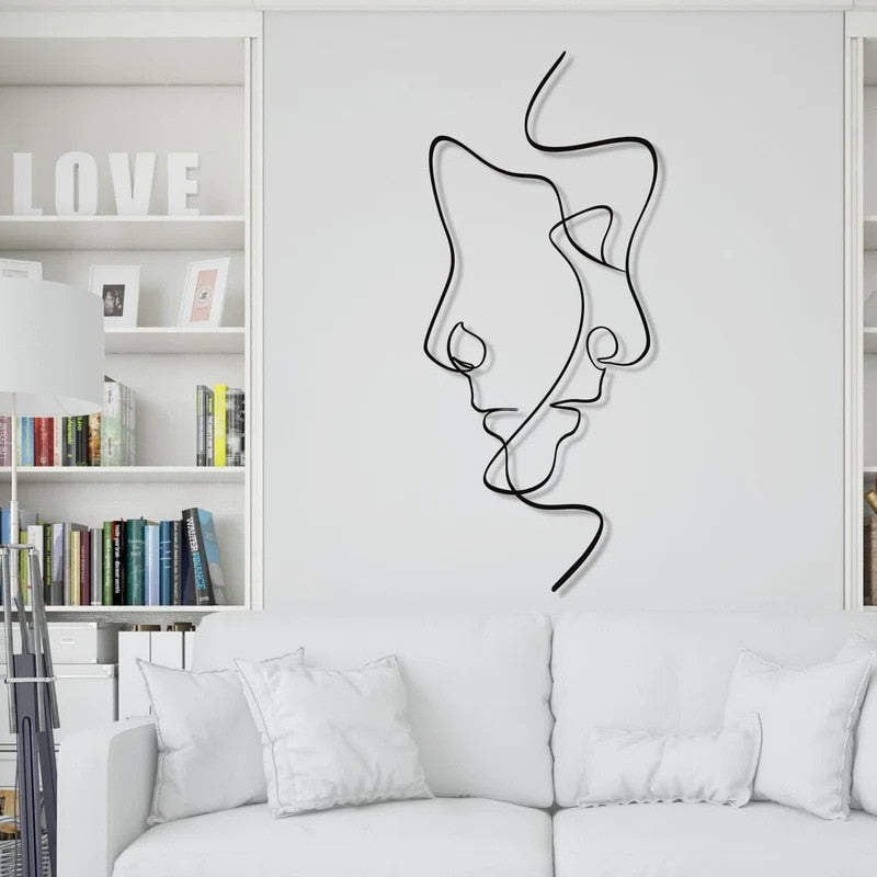 Metal True Love Wall Decor