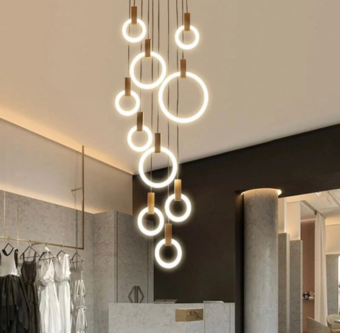 Hanging Ring Light Chandelier lamp