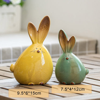 Cute Chubby Ceramic Bunny