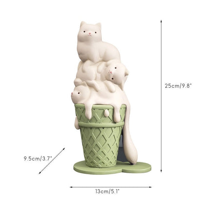 Ice Cream Cat Decor