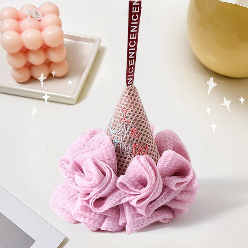 Bath Ball Cute Ice Cream Scrub Towel