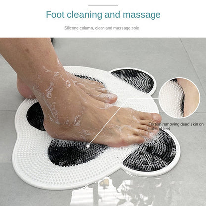 Cute Panda Silicone Bath Massage Mat with Suction Cups