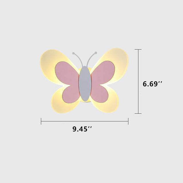 LuminoArt - Creative Butterfly LED Wall Lamp with 1 Light of Acrylic