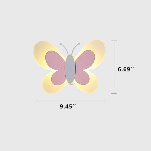 LuminoArt - Creative Butterfly LED Wall Lamp with 1 Light of Acrylic