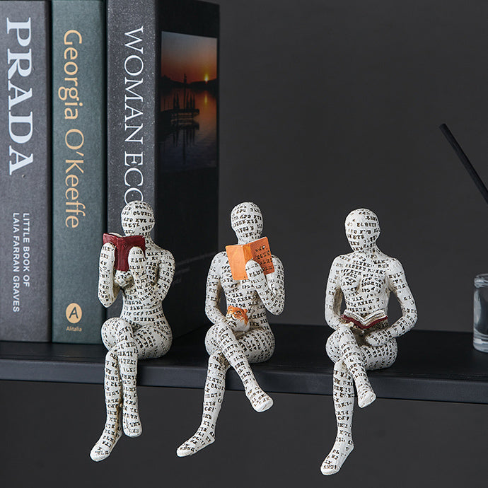 Alphabet Mummy Bookshelf Decor