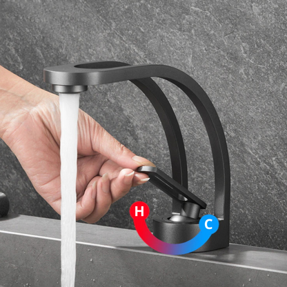 Miravique - Curved Dual-Channel Modern Bathroom Faucet