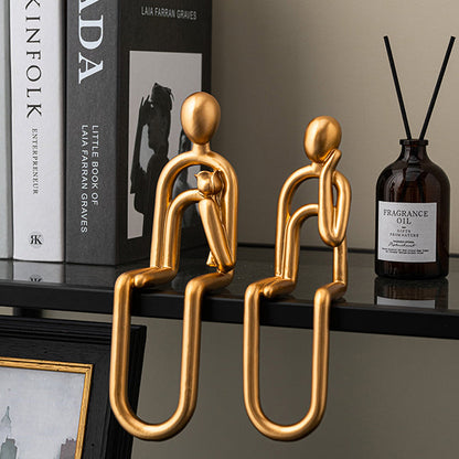 Abstract Paper Clip Decor