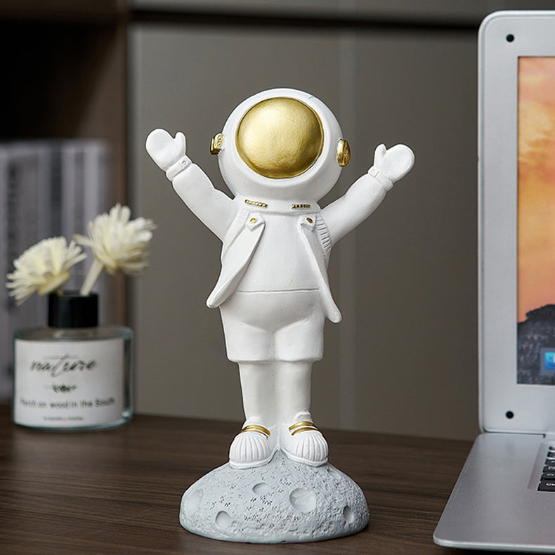 Astronaut Athlete Decor Figurine