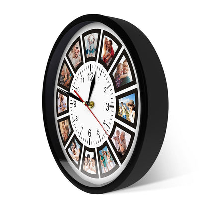 Photo Memory - Personal Photo Collage Wall Clock