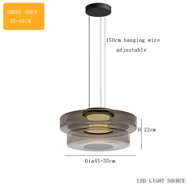 Delphine Glass Pendant Light lamp