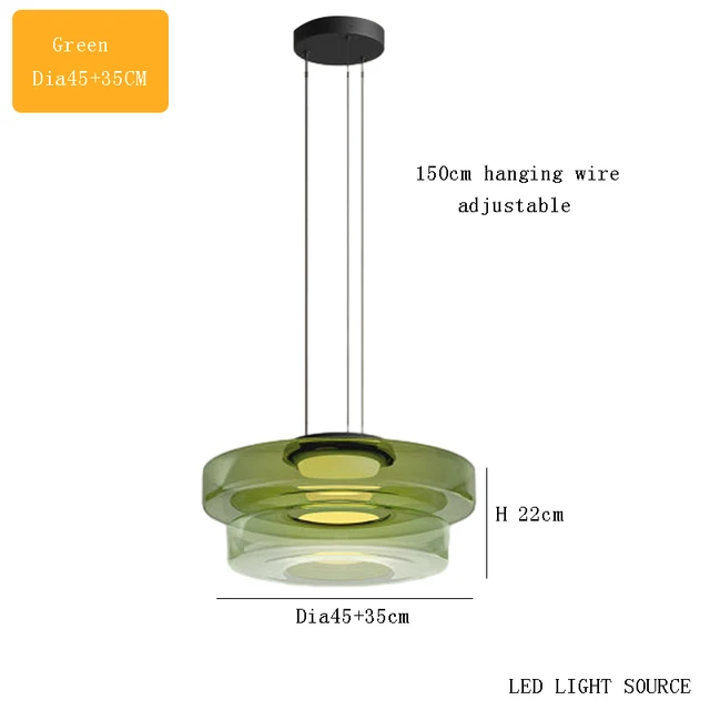 Delphine Glass Pendant Light lamp