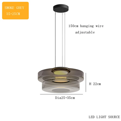 Delphine Glass Pendant Light lamp