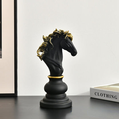 Retro Chess Statue