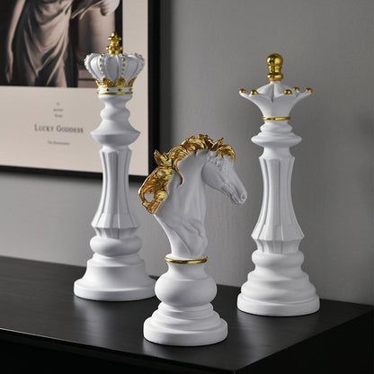 Retro Chess Statue