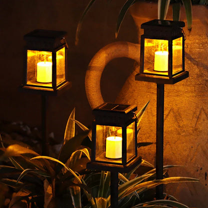 SolarGlow – Solar-Powered Candle Lantern for Outdoors