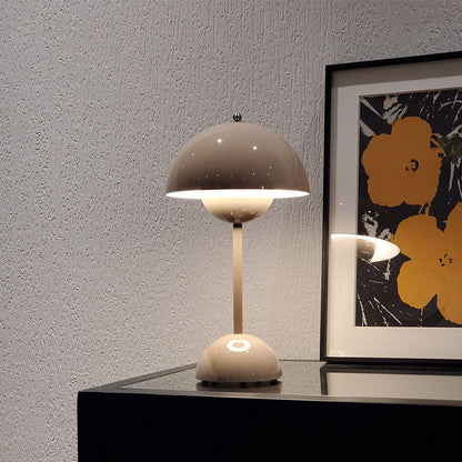 Large Mushroom Macaron Table Lamp – Soft Glow & Elegant Design