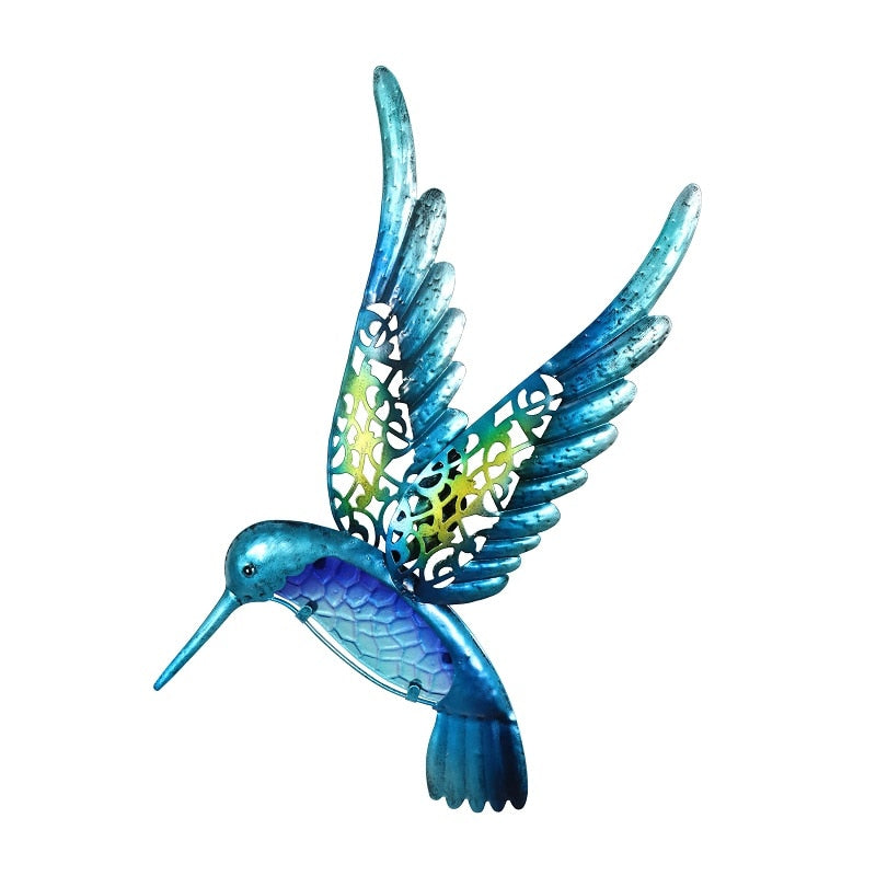 Iron Hummingbird Wall Decor