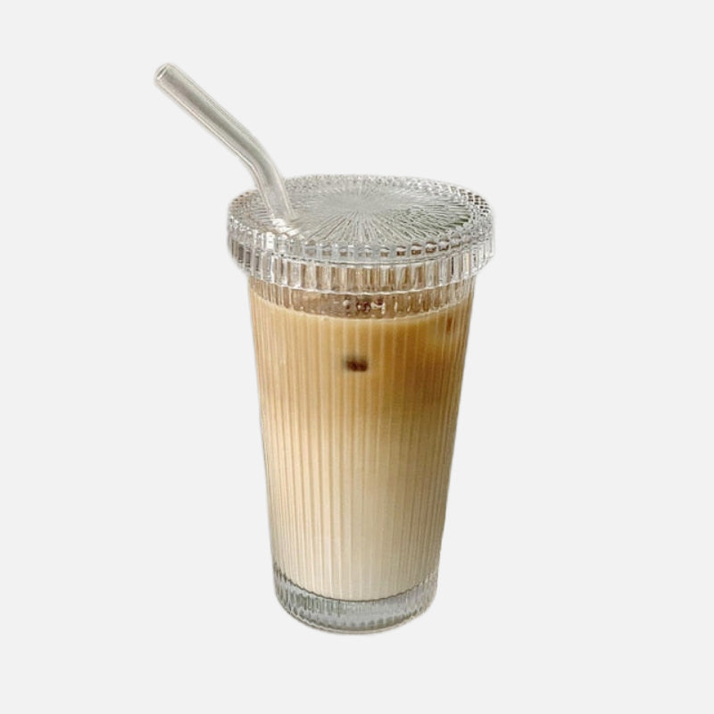 Ripple Portable Glass Cup & Straw Set