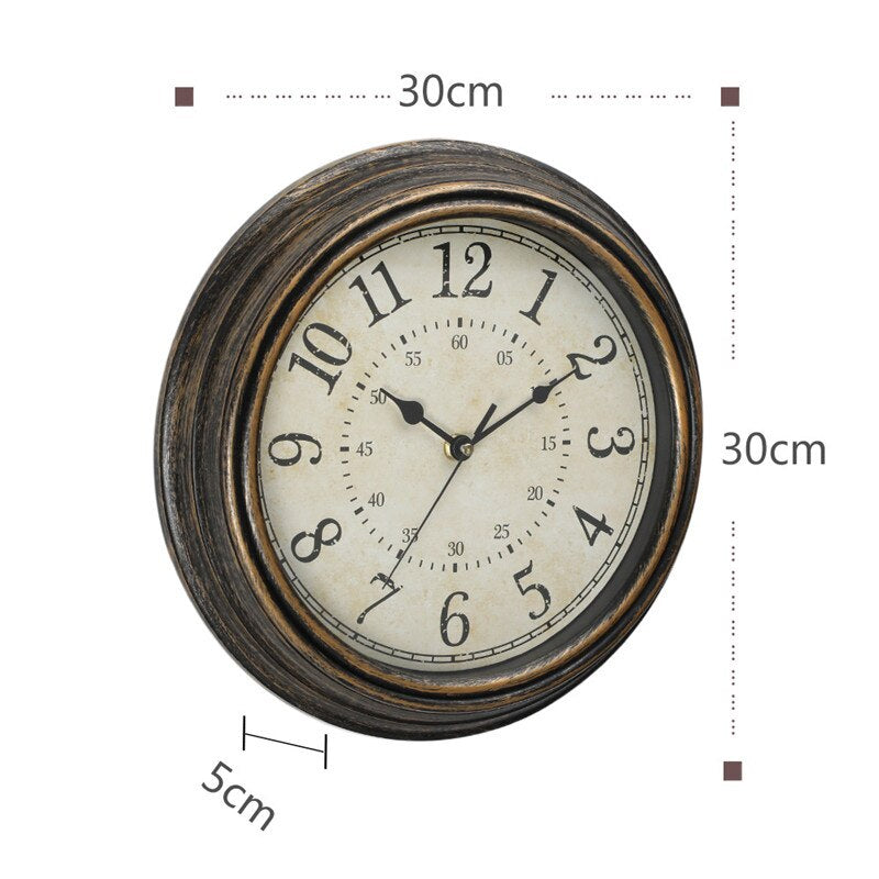 TimeWoods - Vintage Wooden Wall Clock