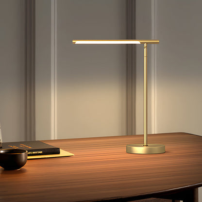 Copper Linear - Brass LED Desk Lamp with Adjustable Direction