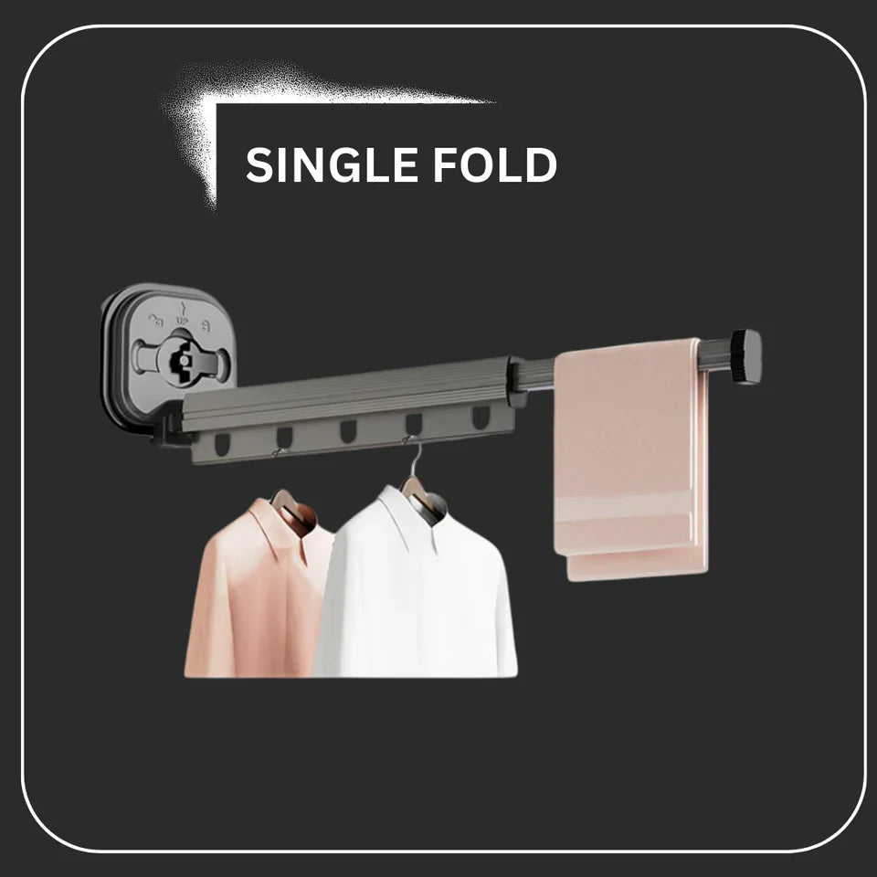 Retractable Clothes Drying Rack in Aluminium