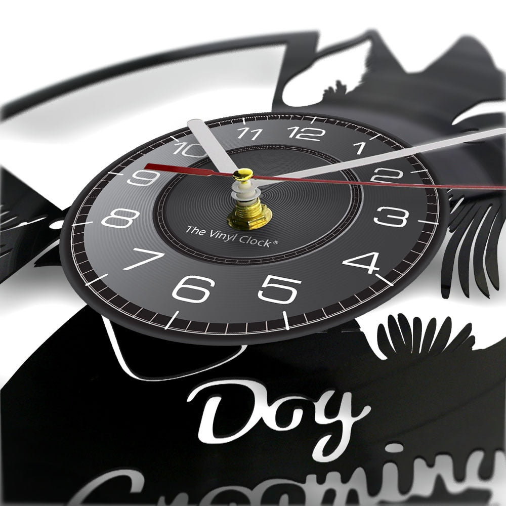 DoggyStyle - Vinyl Wall Clock for Dog Lovers