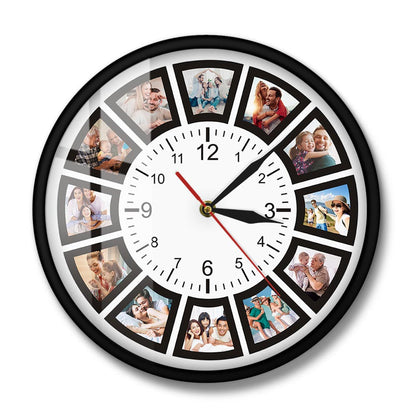 Photo Memory - Personal Photo Collage Wall Clock