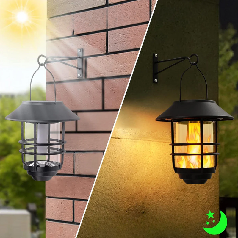 Flamma - Outdoor Wall Lamp with Solar Energy