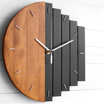 WoodElegance - Natural Wooden Wall Clock