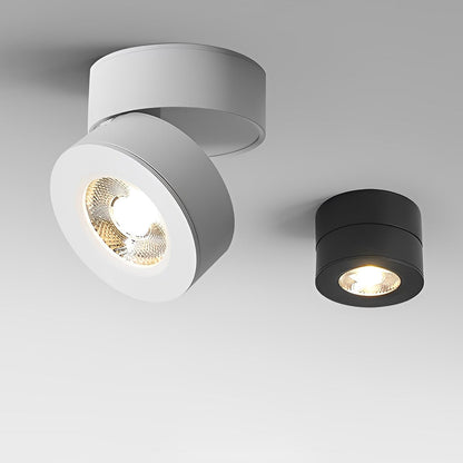 LichtVisie - Round Folding Adjustable LED Nordic Spotlight Recessed Ceiling Lamp