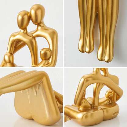 Abstract Golden Family