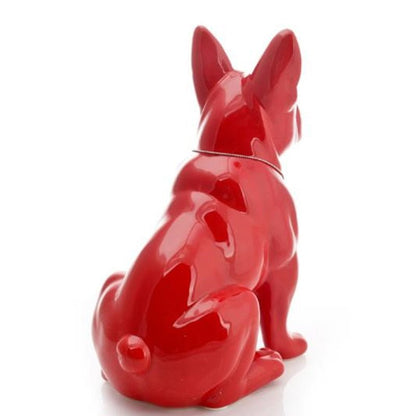 French Bulldog Statue - Charming Artistic Resin Decor for Home and Office