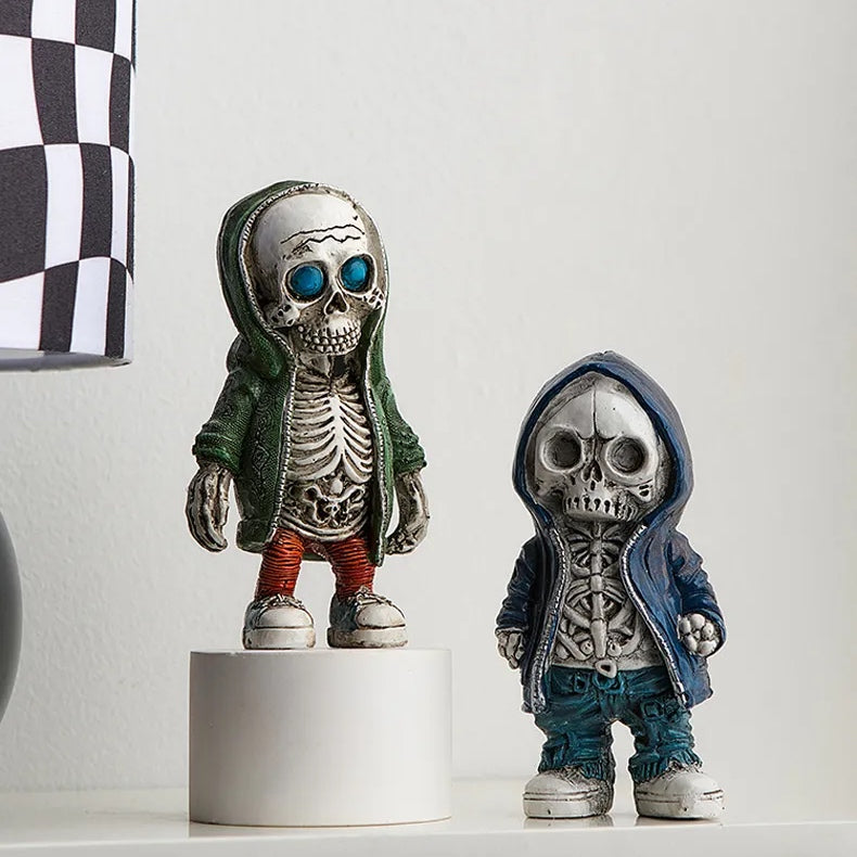 Street Skeleton Figurines